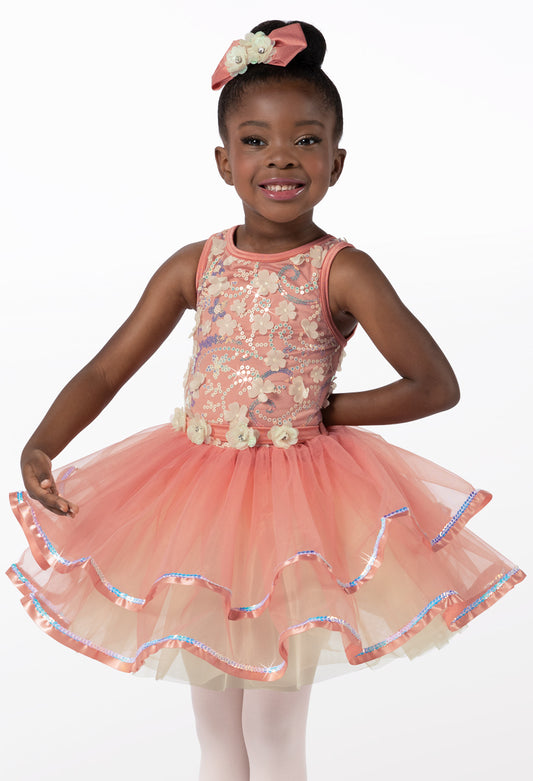 Pre-Owned Costume Weissman  14223 Small Child Peach  Ballet