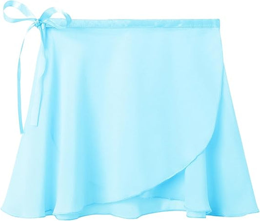Pre-Owned Skirt iEFFiEL Wrap XL Child Teal Blue Ballet Pointe