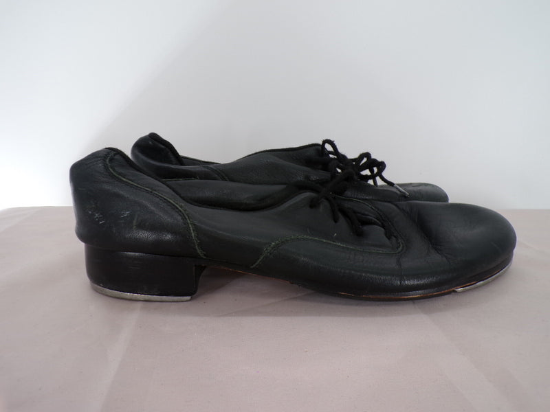 Pre-Owned Tap Shoes Bloch Adult 6M Oxford Leather Lace Up Full Sole
