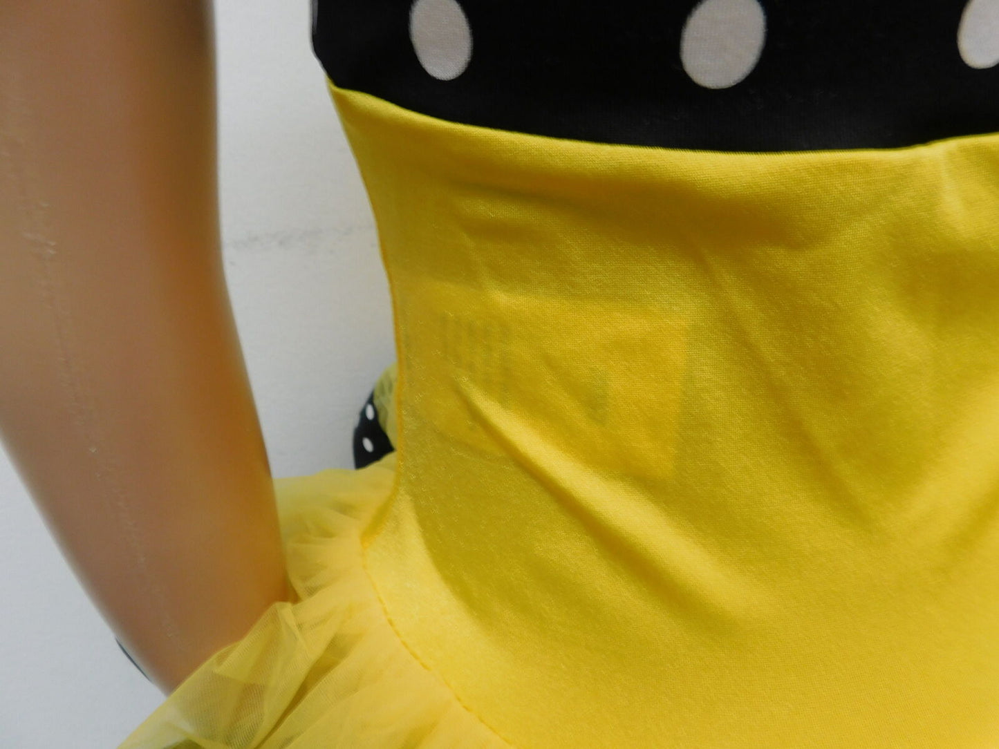 Pre-Owned Costume Curtain Call  J5357 Small Child Yellow Tutu Dress Jazz Tap