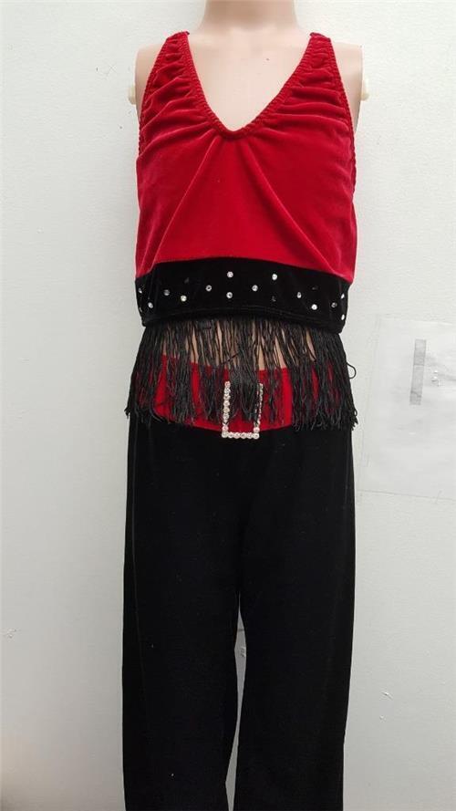 Pre-Owned Costume Art Stone  2138 Large Child Black  Jazz