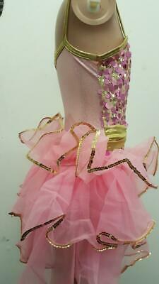 Pre-Owned Costume Curtain Call  E1143 Small Child Pink  Jazz