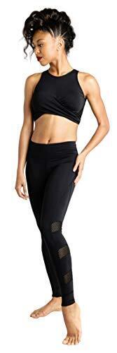 Pre-Owned Leggings Danz N Motion  19400 Large Child Black  Jazz Contemproary