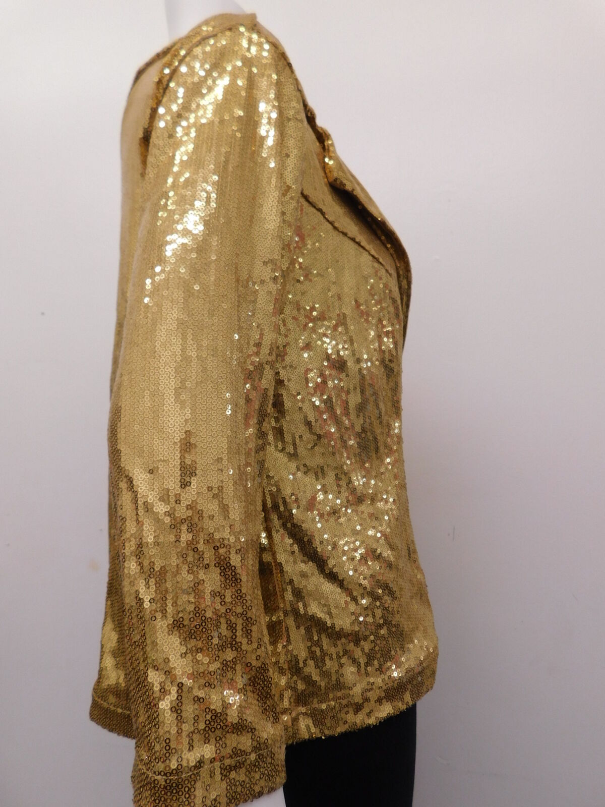 Pre-Owned Costume Jacket Balera  SQ7298 Large Adult Gold  Tap Jazz