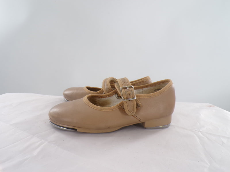 Pre-Owned Tap Shoes Capezio Little Kid 12.5M Mary Jane Leather Loop Strap