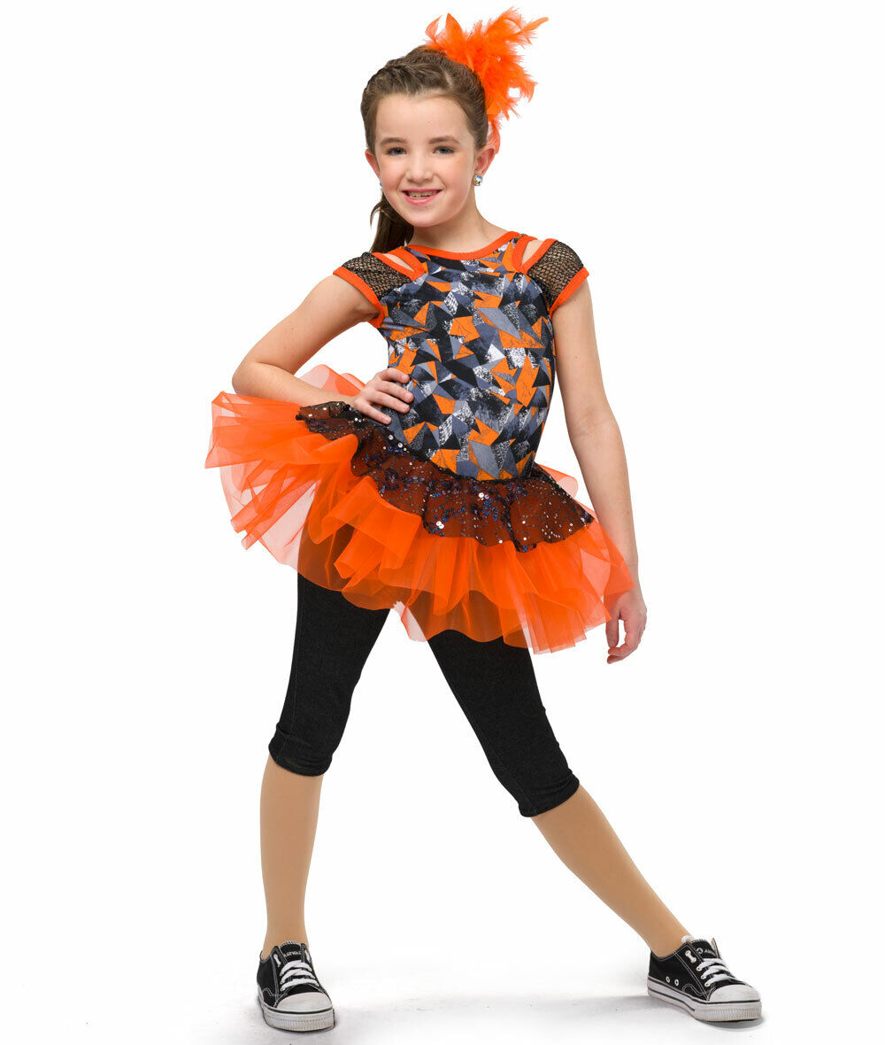 Pre-Owned Costume Wish Come True  18801 Medium Child Green  Tutu Hip Hop Metallic Foil
