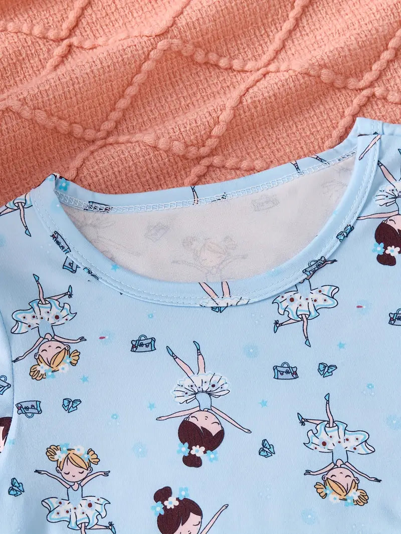 New Dance Ballerina Pajamas Sets or Dresses Toddler and Girl's Sizes