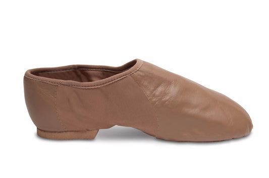 NEW Jazz Shoes Danz N Motion Child Sizes Side Elastic Leather Pull On Splt Sole