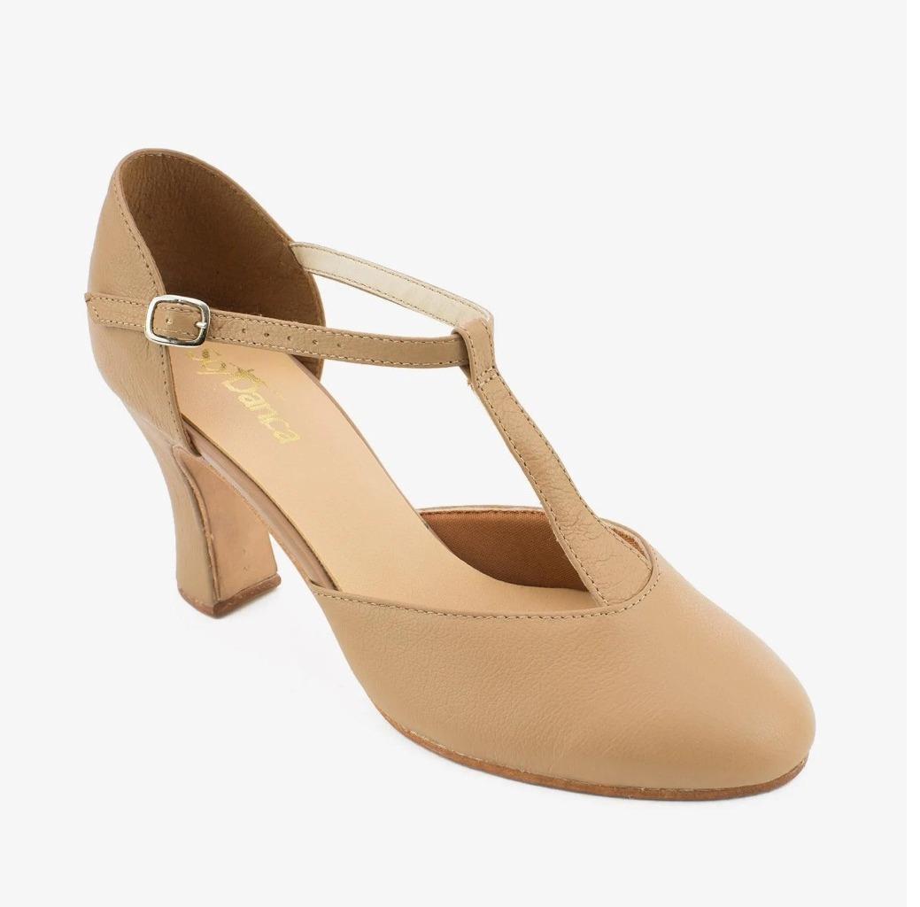 NEW Character Shoes So Danca  Adult Sizes Leather 3" Heel T-Strap