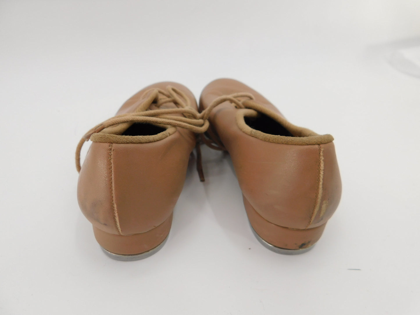 Pre-Owned Tap Shoes SoDanca Adult 3M Oxford Leather Lace Up Student