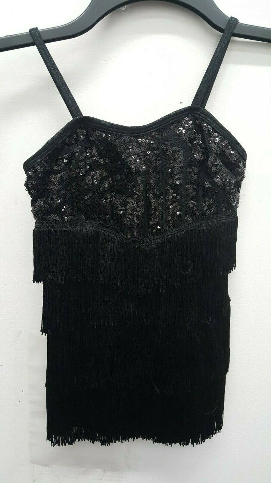 Pre-Owned Costume Curtain Call  E1410 Small Child Black  Jazz