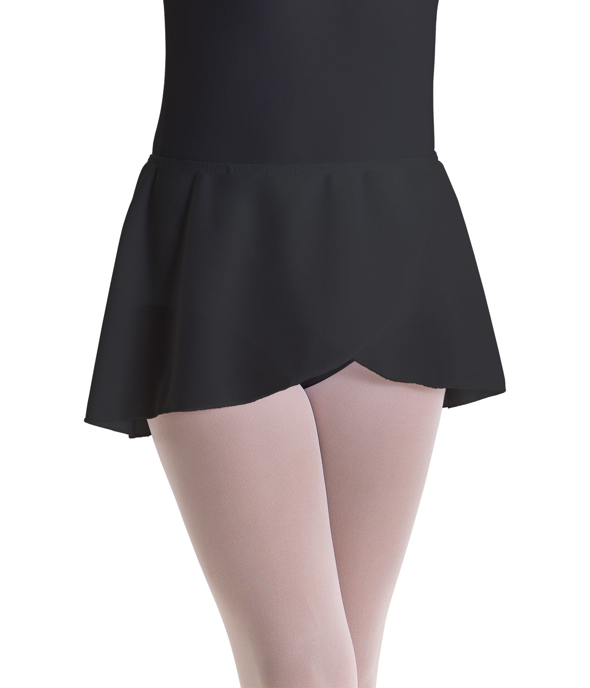 Pre-Owned Skirt Motionwear 1028 Large Child Black Floral Ballet Tap Jazz