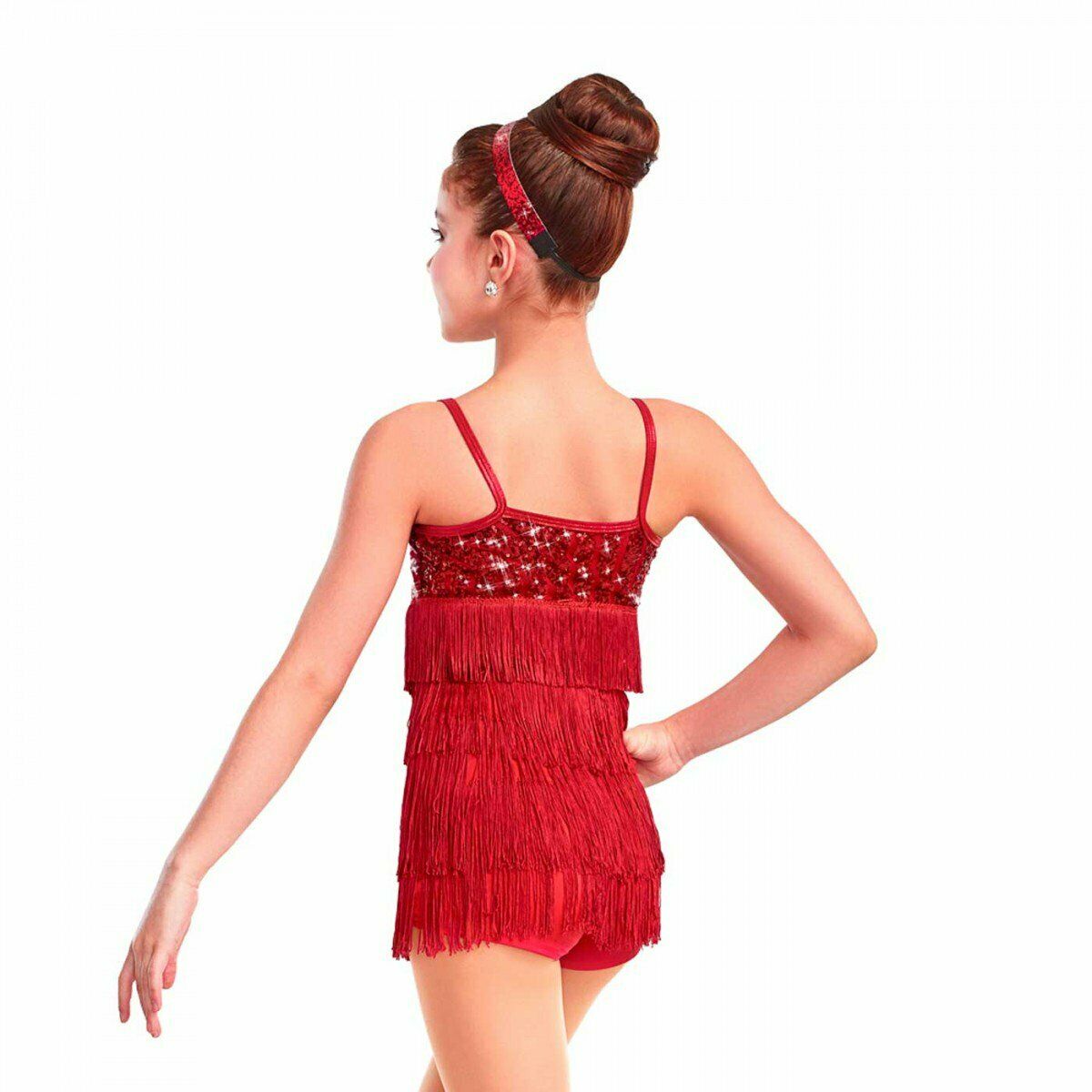 Pre-Owned Costume Curtain Call E1410 Large Adult Red Jazz