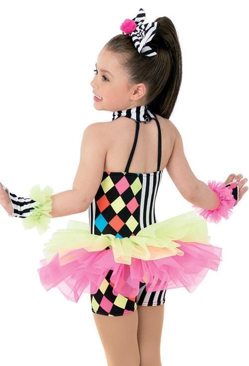 Pre-Owned Costume Weissman 8893 Intermediate Child Pink Unitard Jazz