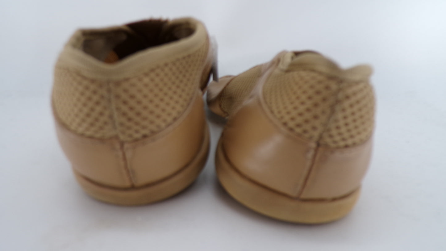 Pre-Owned Jazz Shoes Revolution Adult 6.5 Pull On Leather  Split Sole