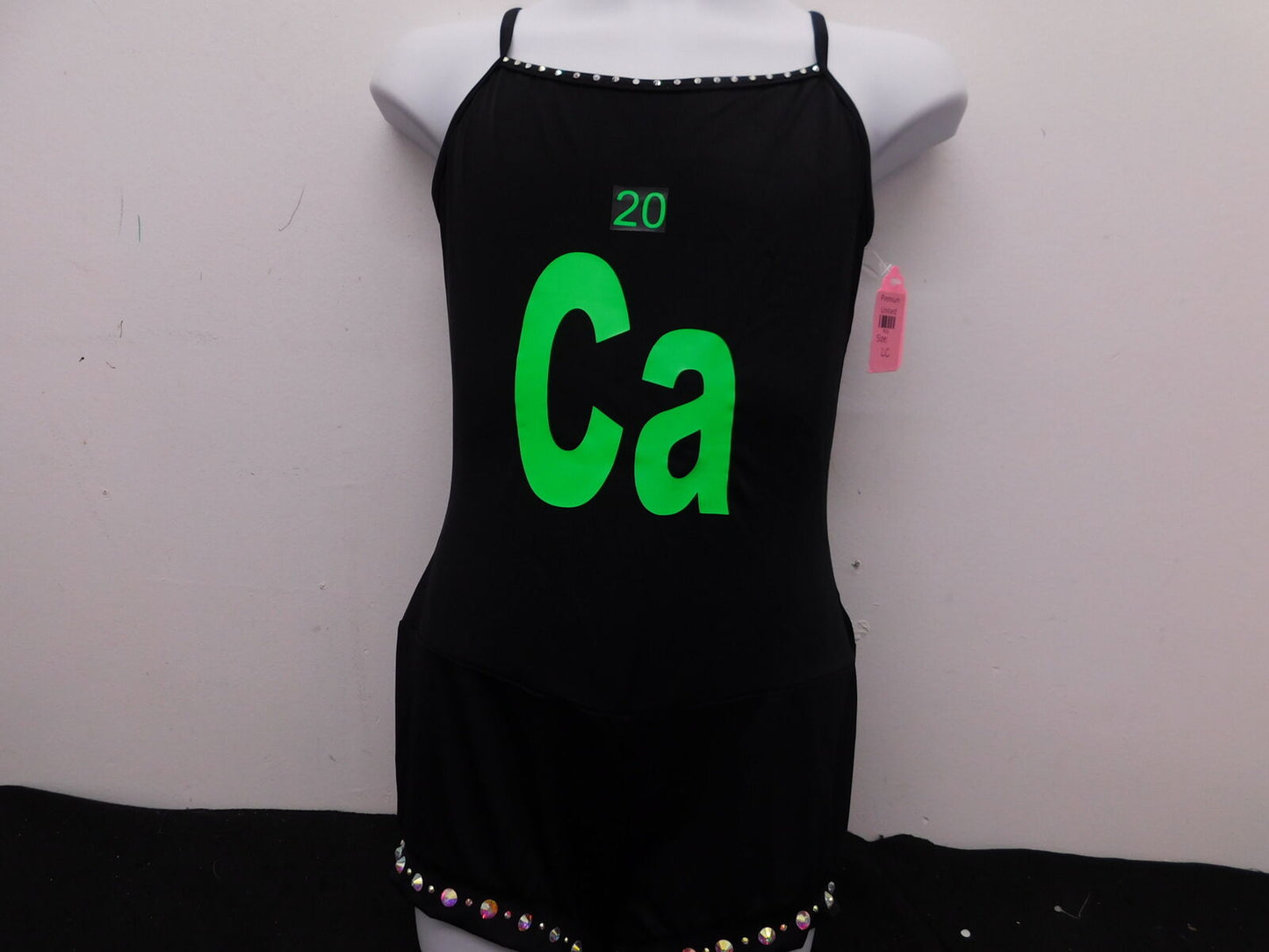Pre-Owned Unitard Balera  MT3863 Large Child Lime Green