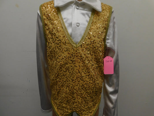 Pre-Owned Top Curtain Call  E1801Z Medium Child White  Jazz