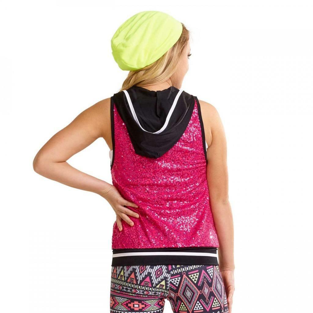 Pre-Owned Costume Curtain Call  J5277 Small Adult Hot Pink  Jazz