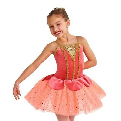 Pre-Owned Costume Small Adult Curtain Call E2041 Ballet pointe YAGP Polka Dots Tutu Sequin