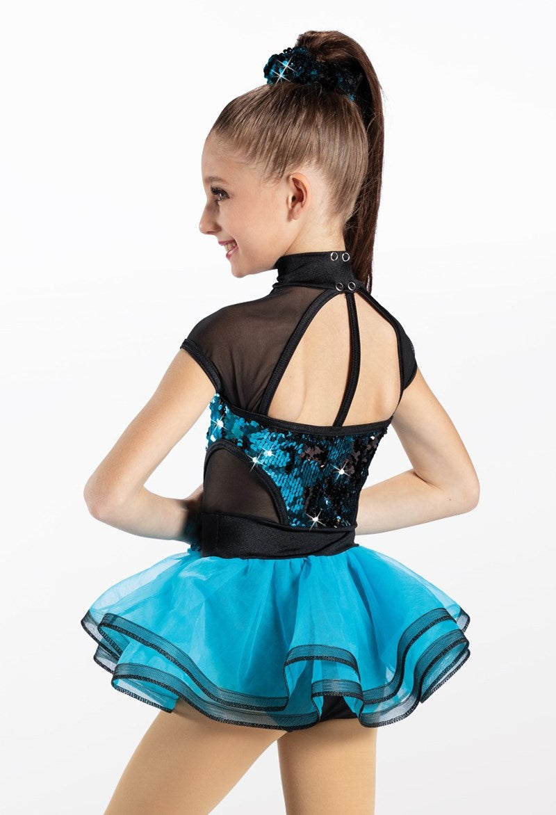 Pre-Owned Costume Weissman 13600 Medium Adult Turquoise Jazz