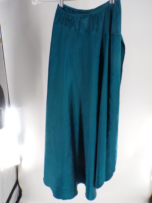 Pre-Owned Skirt  W/Trunks Reverence   Large Child Dark Teal  Lyrical