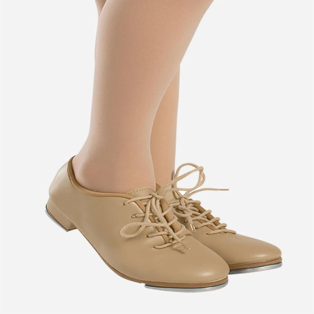 NEW Tap Shoes So Danca TA04 Oxford  Student Tan & Black Toddler to Youth