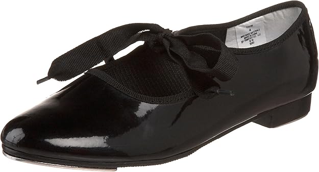 New Tap Shoes T101-Tierney Tyette RIbbon and Elastic Tap Shoes