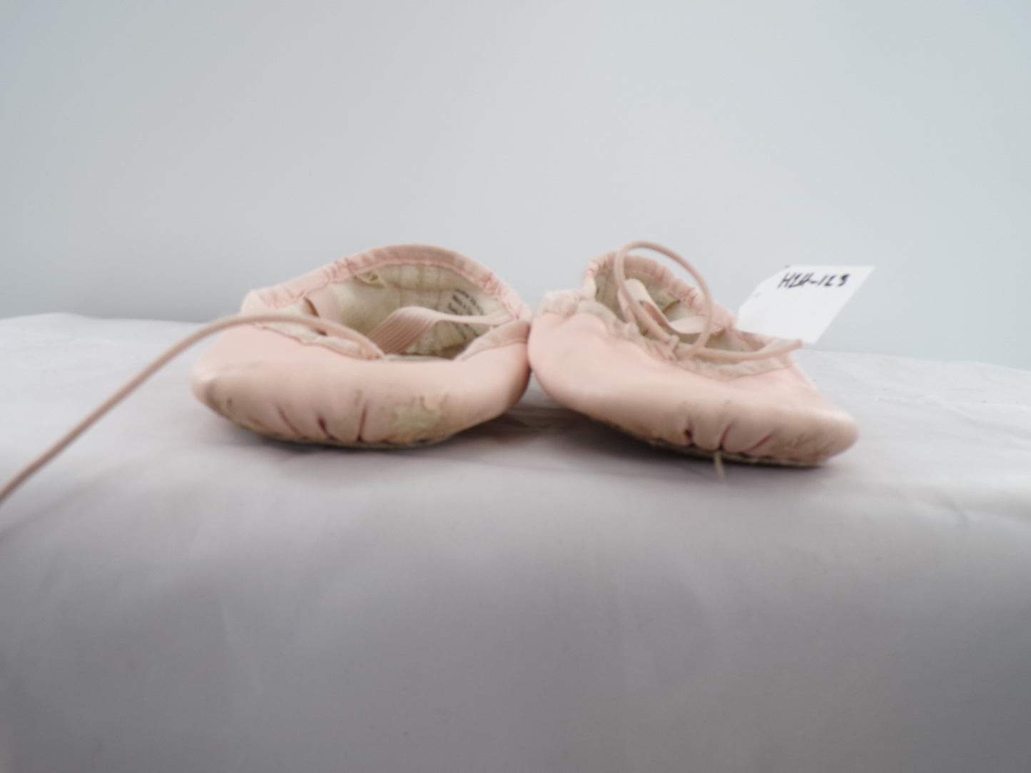 Pre-Owned Ballet Shoes Freestyle Toddler 10M Tie Drawstring Leather Single Strap Full Sole