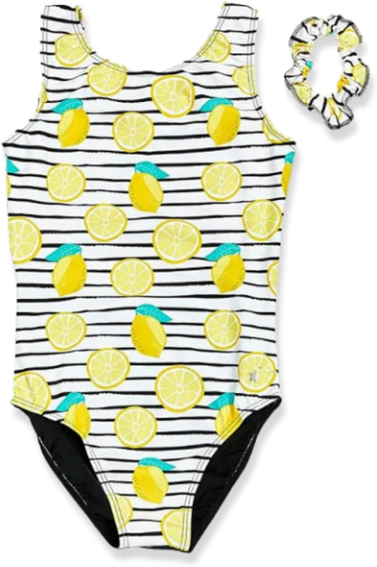 New Leotard Destira Lemon Drop Adult XS Includes Scrunchie
