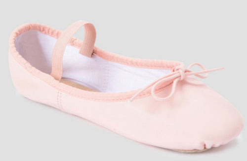 Pre-Owned Ballet Shoes Freestyle Big Kid 2M  Leather  Full Sole