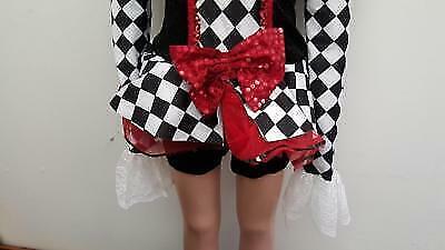 Pre-Owned Costume AWCT  15762 Large Child Red Dress Jazz Sequin