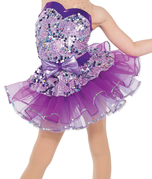Pre-Owned Costume Wish Come True  20427 Small Adult Purple  2 in 1 Jazz