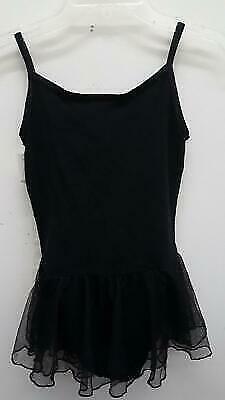 Pre-Owned Leotard Dress Freestyle Small Child Black Tutu Cotton Ballet Tap