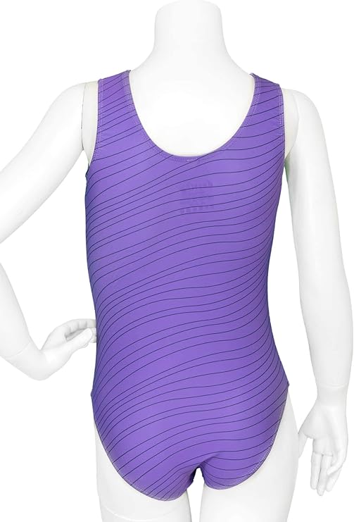 New NEW Leotard Destira Zen Doodle Large Adult  Purple Blue  Tumbling Acro