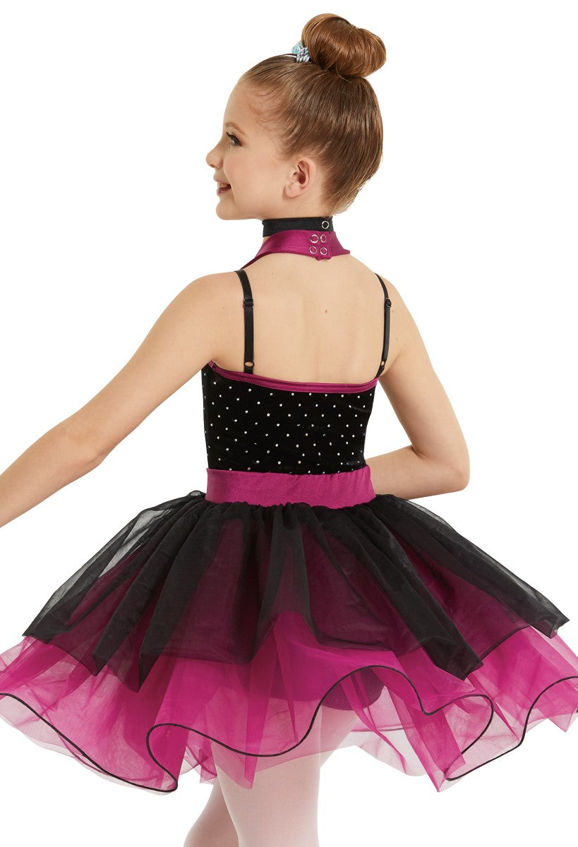 Pre-Owned Costume Weissman  12047 XL Child Purple 2 in 1 Ballet Jazz