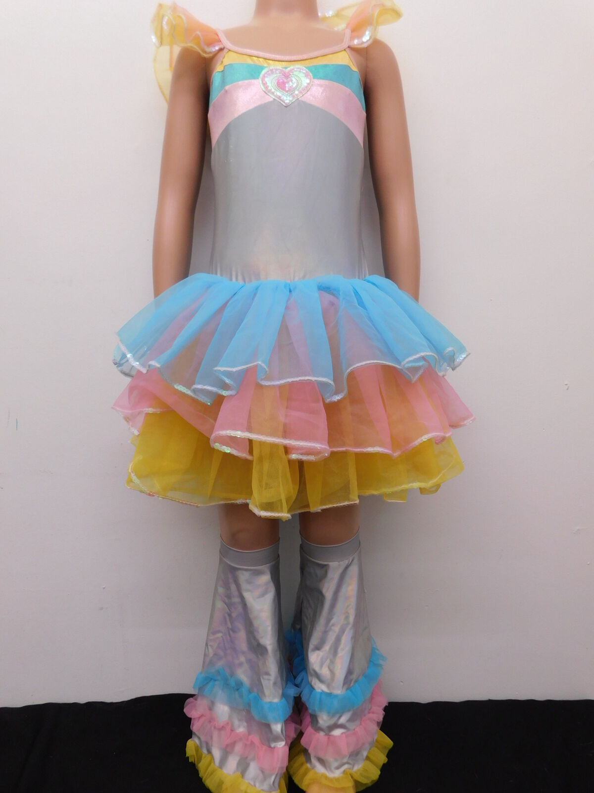 Pre-Owned Costume Curtain Call  E2205 Medium Child Multi Color  Jazz