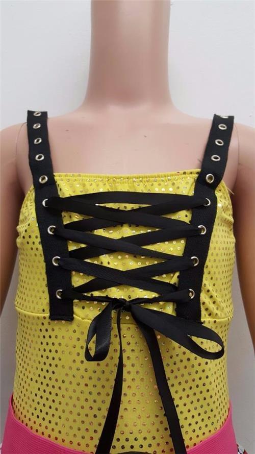 Pre-Owned Costume Dansco   Large Child Bright Colors  Jazz