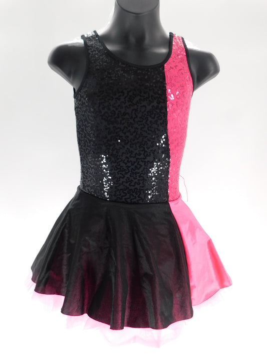 Pre-Owned Costume Be Wicked  140837 Medium Child Hot Pink  Jazz