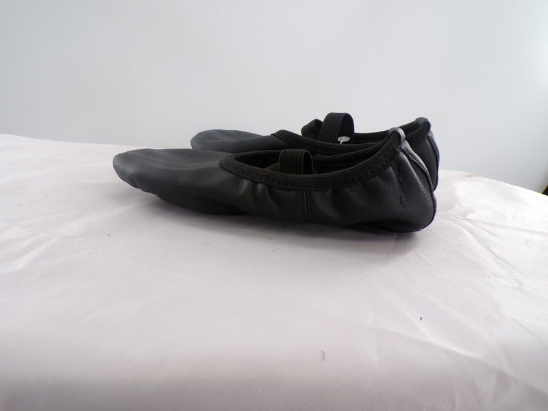 Pre-Owned Ballet Shoes Generic Little Kid 11M No Tie Leather Cross Straps Split Sole