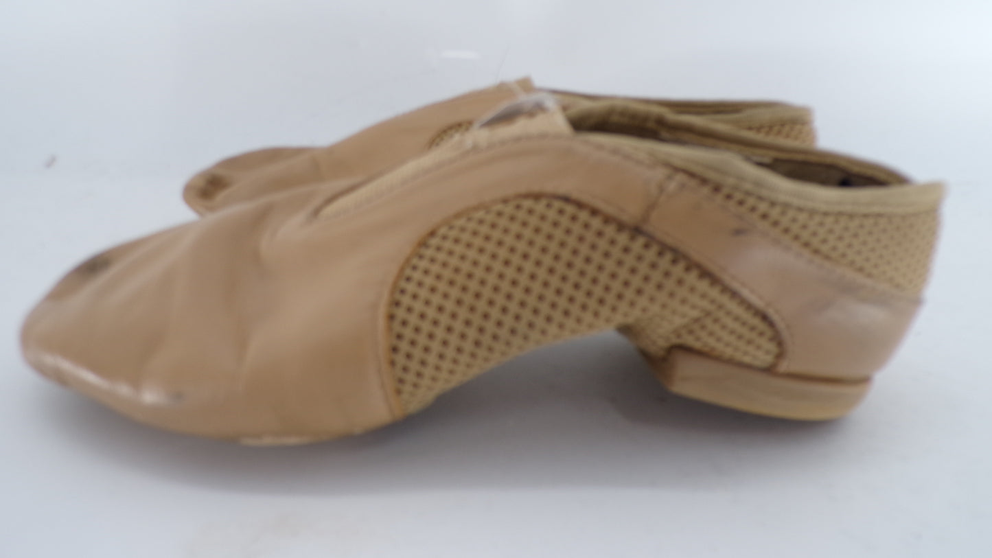 Pre-Owned Jazz Shoes Revolution Adult 6.5 Pull On Leather  Split Sole