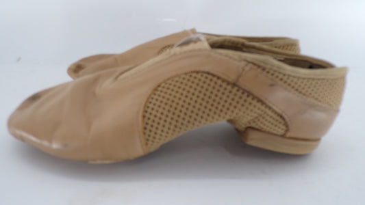 Pre-Owned Jazz Shoes Revolution Adult 6.5 Pull On Leather  Split Sole