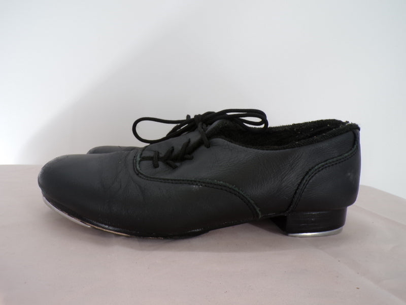 Pre-Owned Oxford Tap Shoes 7M Adult Revolution 581 Black