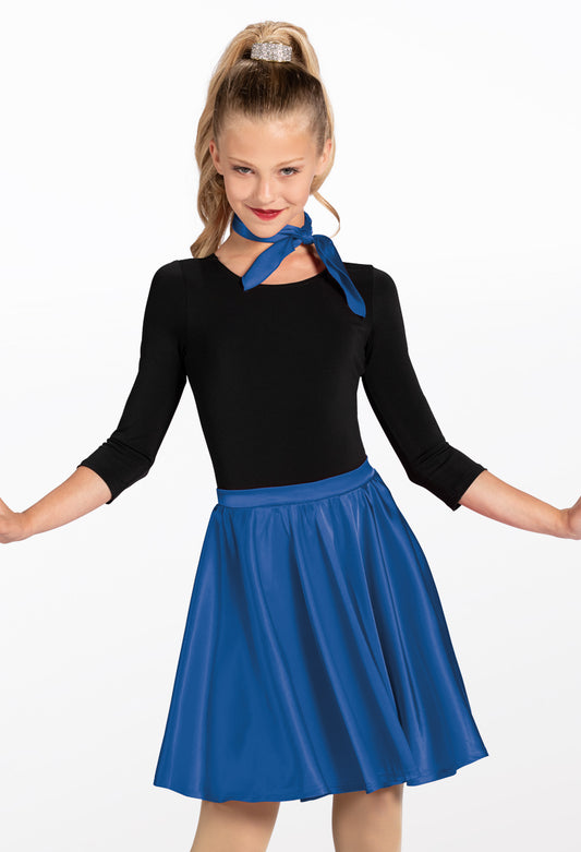 Pre-Owned Costume Weissman  12919 Medium Child Blue Dress Jazz