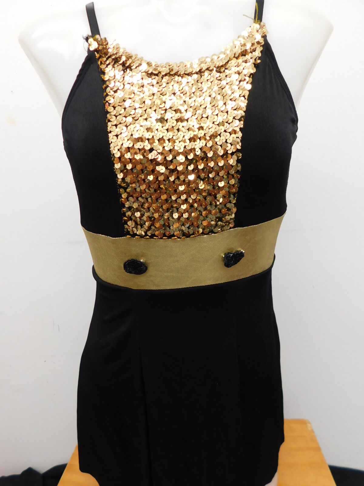 Pre-Owned Costume Dansco   Medium Adult Gold  Jazz