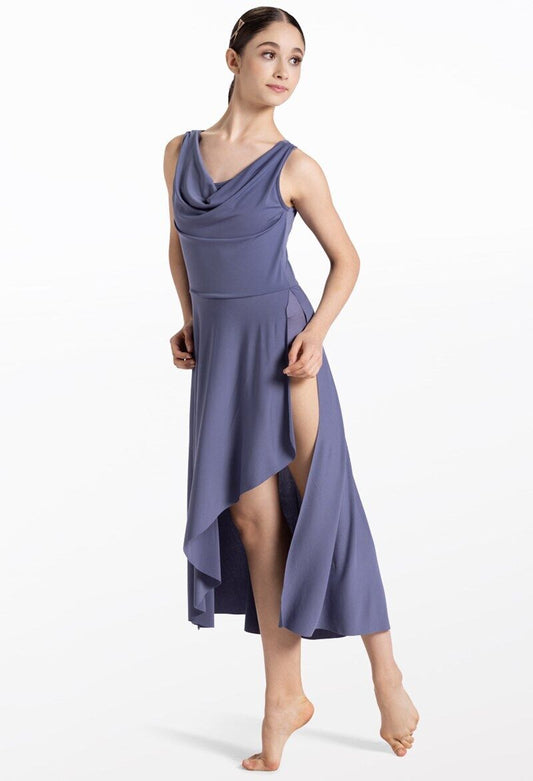 Pre-Owned Costume Weissman  13754 Medium Adult Blue Dress Lyrical