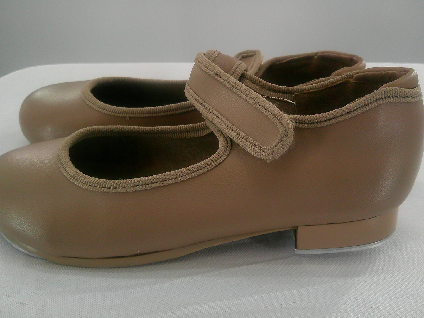 Pre-Owned Tap Shoes Danshuz Kids 11.5M Mary Jane Leather Loop Strap Student