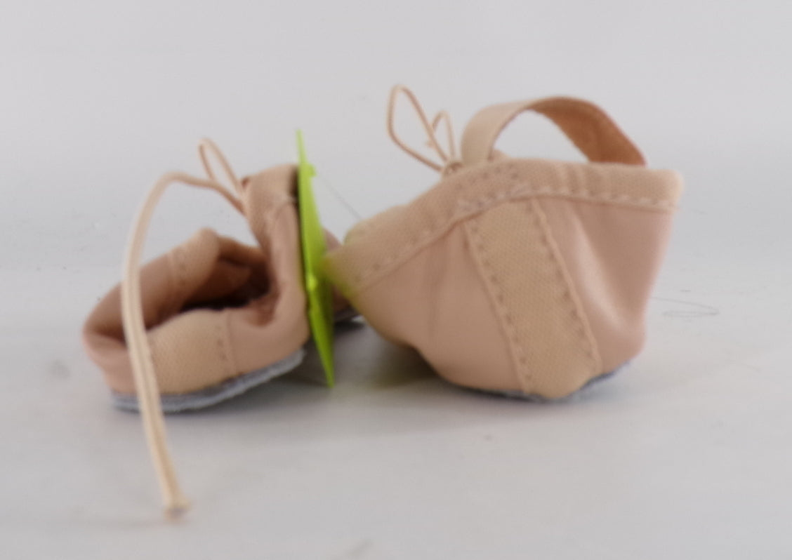 Pre-Owned Ballet Shoes Capezio Toddler 6M Tie Drawstring Leather Single Strap Full Sole