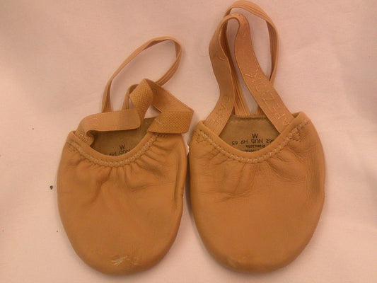 Pre-Owned Contemporary Shoes Capezio Adult Medium Turners Leather Elastic