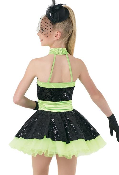 Pre-Owned Costume Weissman  9658 Medium Child Lime Green  Jazz