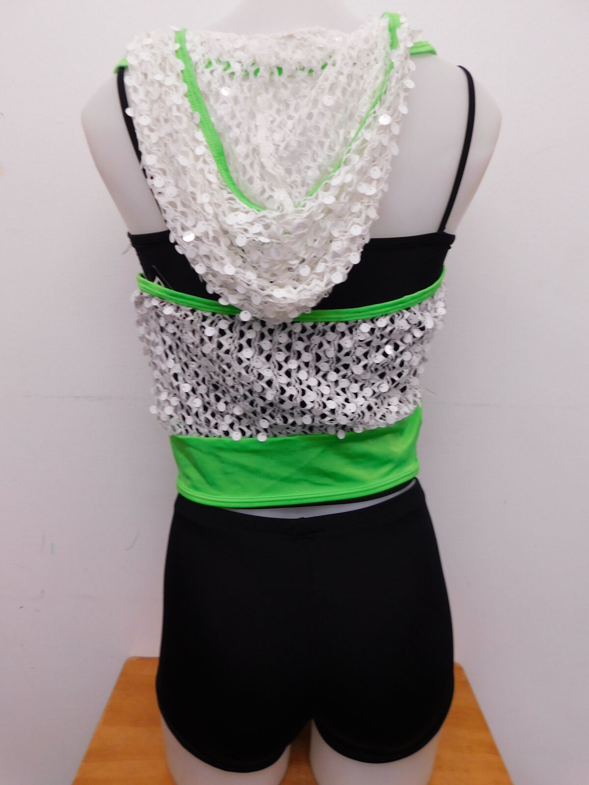 Pre-Owned Costume Curtain Call  J4808 XL Child Green  Jazz